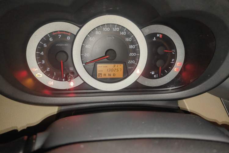Used Toyota RAV4 2011 2.0L Automatic Classic Edition Odometer Close Up