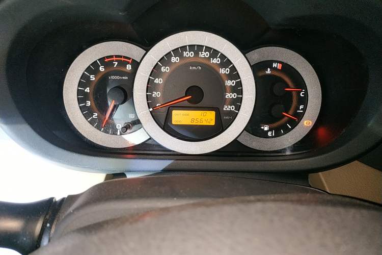 Used Toyota RAV4 2011 2.0L Manual Classic Edition Odometer Close Up