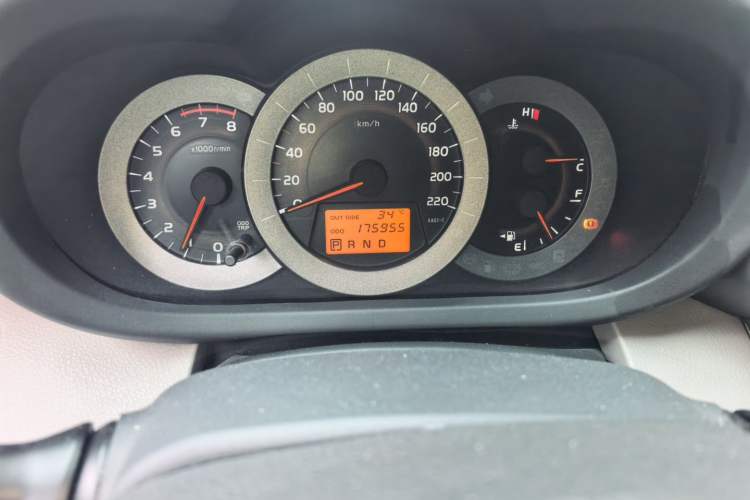 Used Toyota RAV4 2011 2.4L Automatic 4x4 Supreme Navigation Edition Odometer Close Up