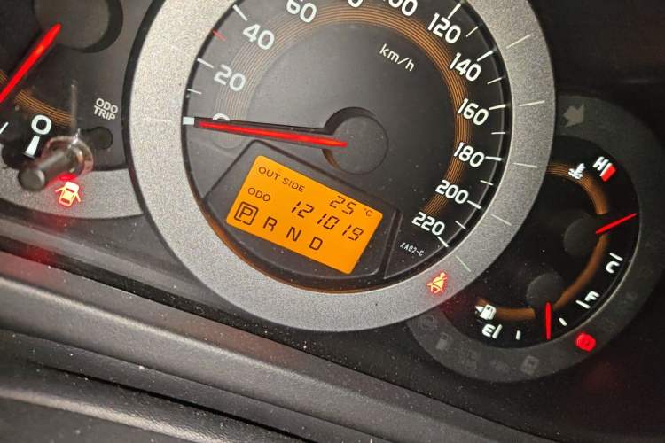 Used Toyota RAV4 2011 2.0L Automatic Classic Edition Odometer Close Up