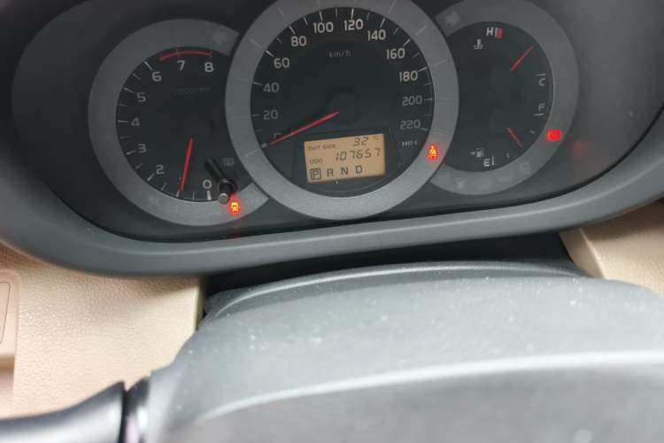 Used Toyota RAV4 2011 2.0L Automatic Classic Edition Odometer Close Up