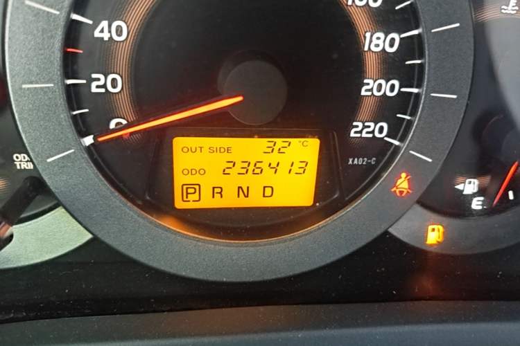 Used Toyota RAV4 2011 2.0L Automatic Classic Edition Odometer Close Up