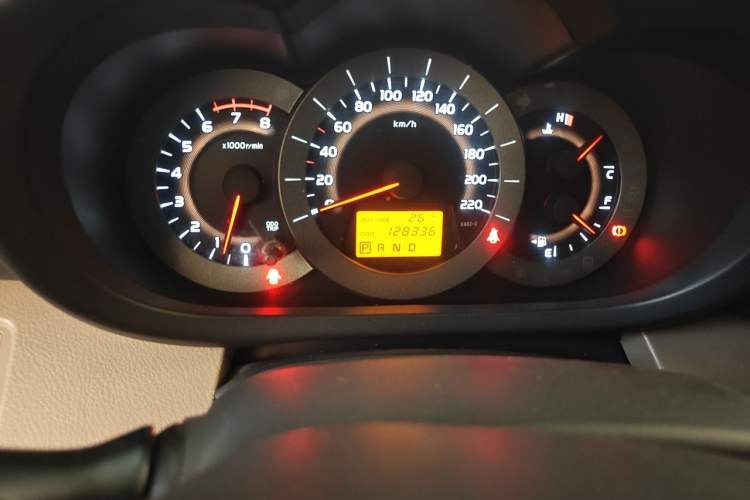 Used Toyota RAV4 2011 2.0L Automatic 4x4 Edition Odometer Close Up