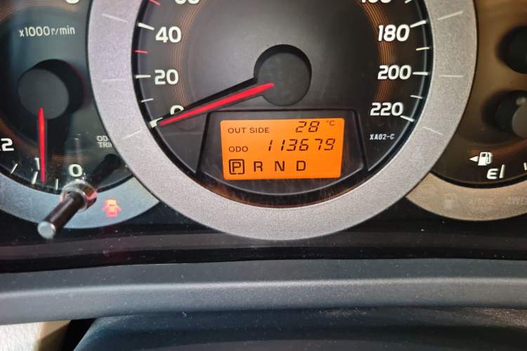 Used Toyota RAV4 2012 Luxurious 2.4L Automatic 4x4 with Stylish Features Odometer Close Up