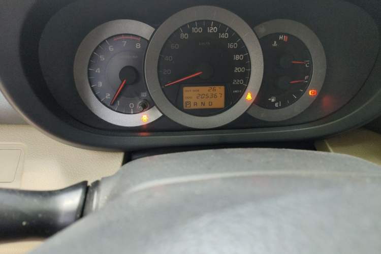 Used Toyota RAV4 2012 Luxurious Edition 2.0L Automatic All-Wheel Drive Odometer Close Up