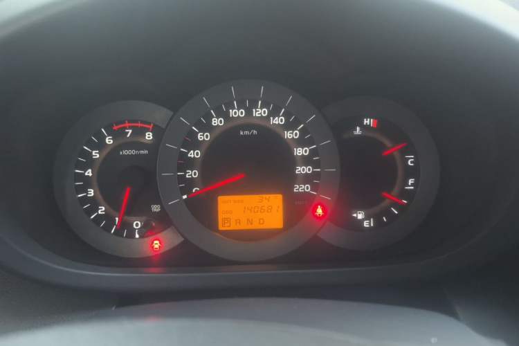 Used Toyota RAV4 2012 Luxurious 2.4L Automatic 4x4 with Stylish Features Instrument Cluster