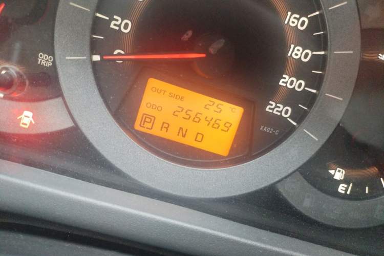 Used Toyota RAV4 2012 Luxurious 2.4L Automatic 4x4 with Stylish Features Odometer Close Up