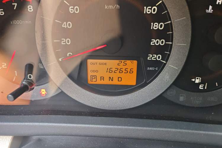 Used Toyota RAV4 2012 Luxurious Edition 2.0L Automatic All-Wheel Drive Odometer Close Up