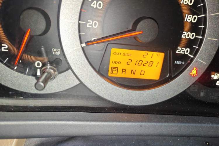 Used Toyota RAV4 2012 Luxurious Edition 2.0L Automatic All-Wheel Drive Odometer Close Up