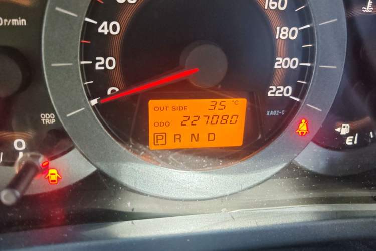 Used Toyota RAV4 2012 Luxurious 2.4L Automatic 4x4 with Stylish Features Odometer Close Up