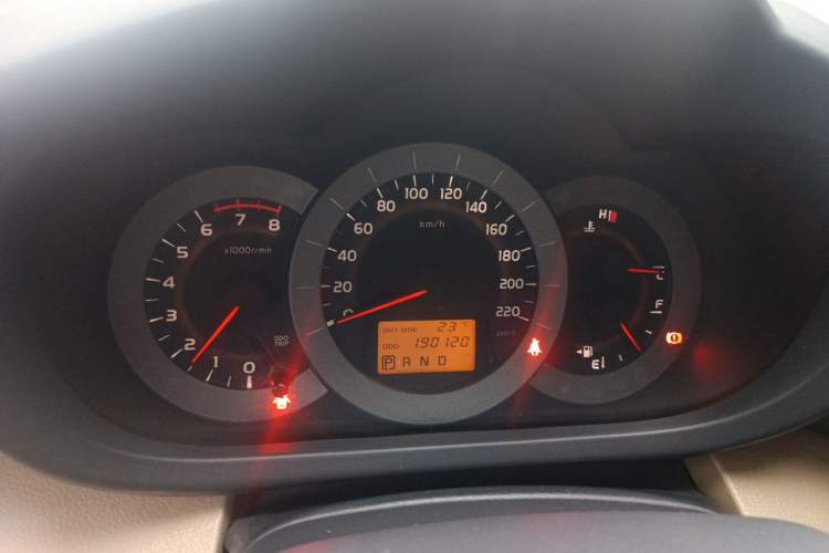 Used Toyota RAV4 2012 Luxurious Edition 2.0L Automatic All-Wheel Drive Instrument Cluster