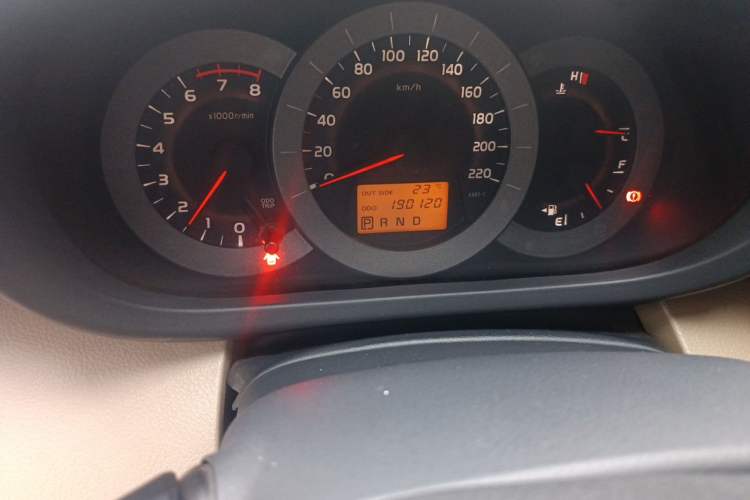 Used Toyota RAV4 2012 Luxurious Edition 2.0L Automatic All-Wheel Drive Odometer Close Up