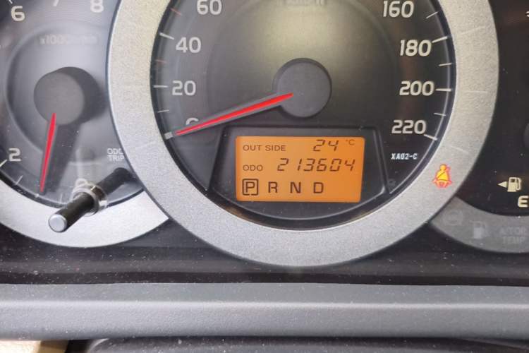 Used Toyota RAV4 2012 Luxurious 2.4L Automatic 4x4 with Stylish Features Odometer Close Up