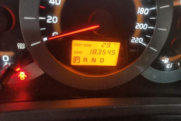 Used Toyota RAV4 2012 Luxurious 2.4L Automatic 4x4 with Stylish Features Odometer Close Up