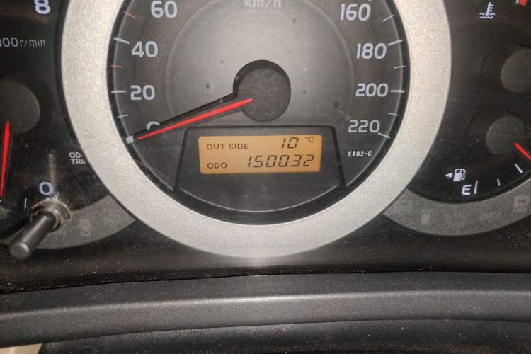 Used Toyota RAV4 2012 Luxurious 2.4L Manual 4x4 with Stylish Features Odometer Close Up