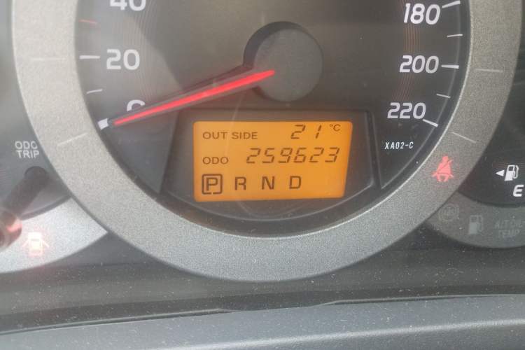 Used Toyota RAV4 2012 Luxurious Edition 2.0L Automatic All-Wheel Drive Odometer Close Up