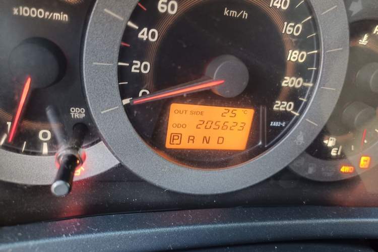 Used Toyota RAV4 2012 Luxurious 2.4L Automatic 4x4 with Stylish Features Odometer Close Up