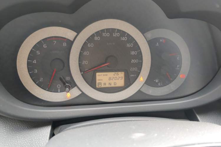 Used Toyota RAV4 2012 Luxurious 2.4L Automatic 4x4 with Stylish Features Odometer Close Up