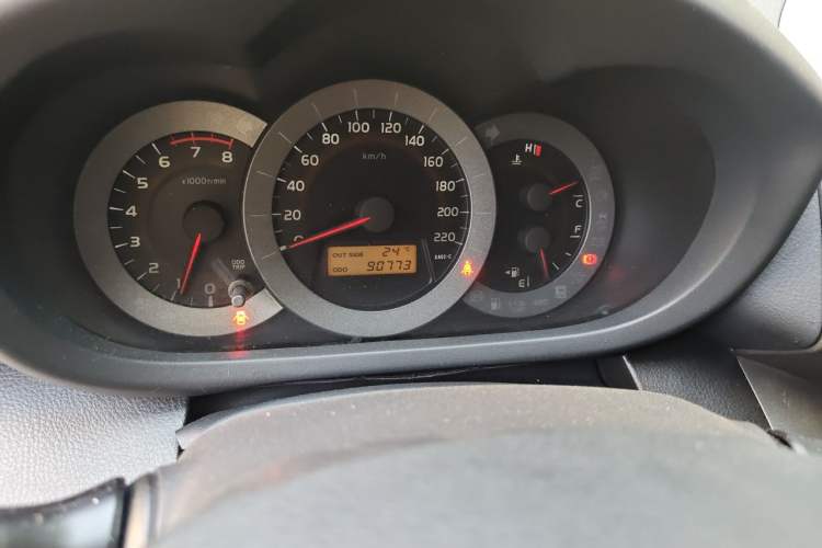 Used Toyota RAV4 2012 Luxurious 2.4L Manual 4x4 with Stylish Features Odometer Close Up