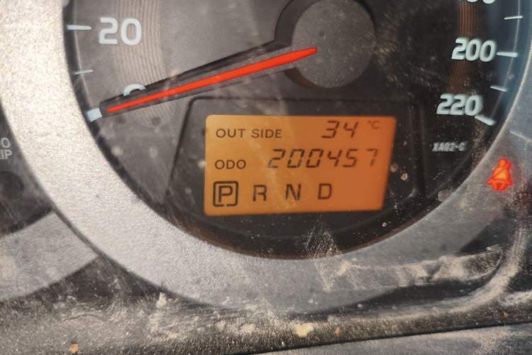 Used Toyota RAV4 2012 Luxurious Edition 2.0L Automatic All-Wheel Drive Odometer Close Up