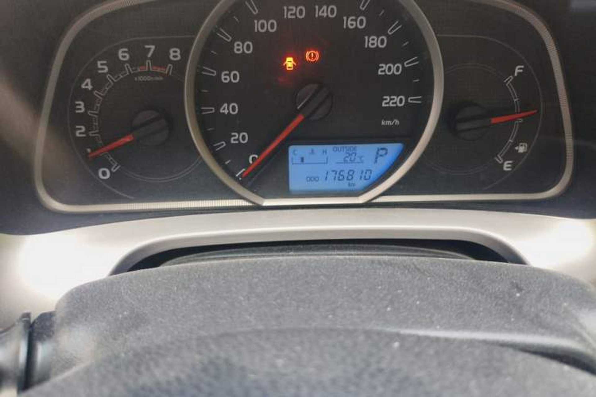 Used Toyota RAV4 2013 2.0L CVT Two-Wheel Drive Urban Edition Odometer Close Up