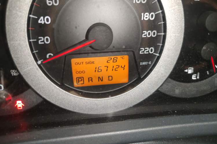 Used Toyota RAV4 2013 Special Edition 2.0L Automatic Classic Odometer Close Up