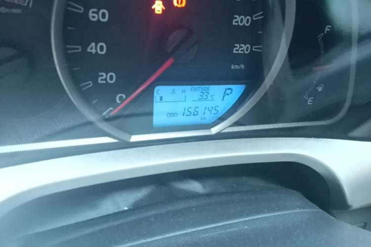 Used Toyota RAV4 2013 2.0L CVT Two-Wheel Drive Urban Edition Odometer Close Up