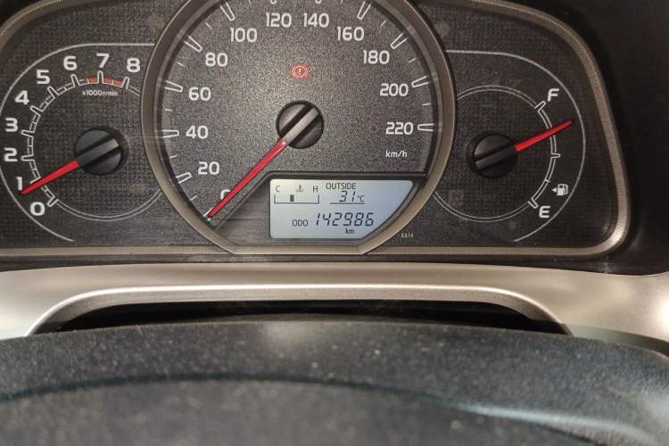 Used Toyota RAV4 2013 2.0L Manual Two-Wheel Drive Urban Edition Odometer Close Up