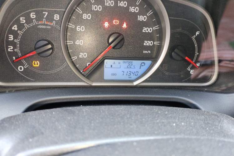 Used Toyota RAV4 2013 2.0L CVT Four-Wheel Drive Fashion Edition Odometer Close Up