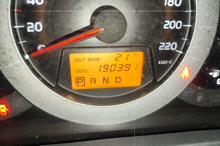 Used Toyota RAV4 2013 Special Edition 2.0L Automatic Classic Odometer Close Up