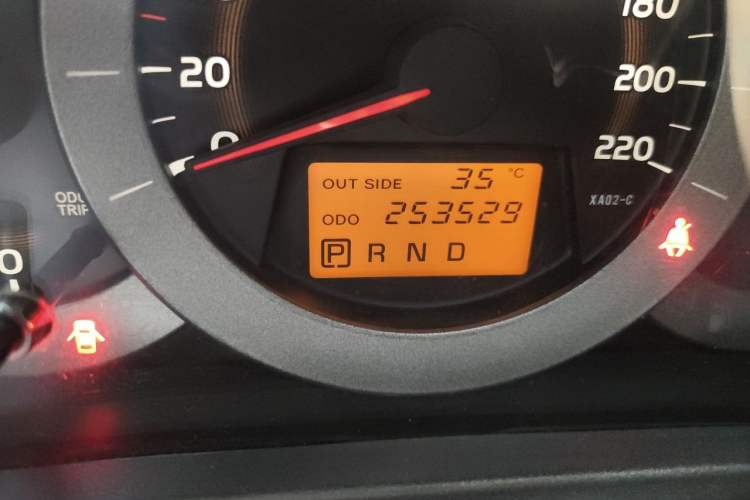 Used Toyota RAV4 2013 Special Edition 2.4L Automatic 4x4 Prestige Odometer Close Up