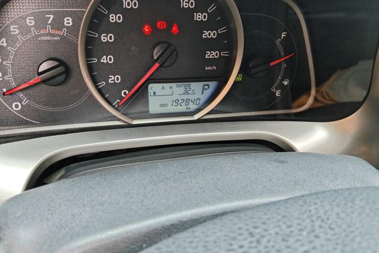 Used Toyota RAV4 2013 2.0L CVT Two-Wheel Drive Urban Edition Odometer Close Up