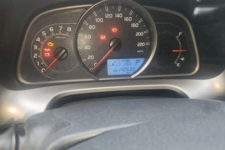 Used Toyota RAV4 2013 2.0L CVT Two-Wheel Drive Urban Edition Odometer Close Up