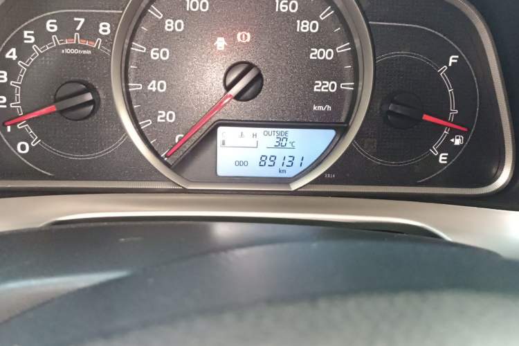 Used Toyota RAV4 2013 2.0L Manual Two-Wheel Drive Urban Edition Odometer Close Up
