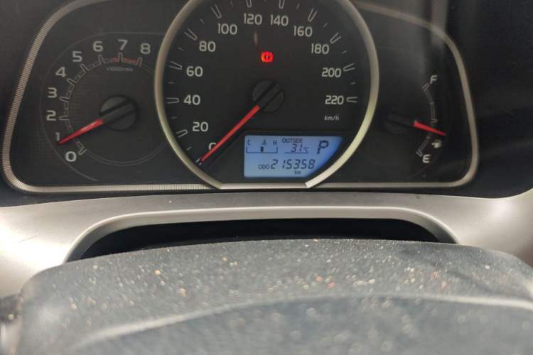 Used Toyota RAV4 2013 2.0L CVT Two-Wheel Drive Urban Edition Odometer Close Up