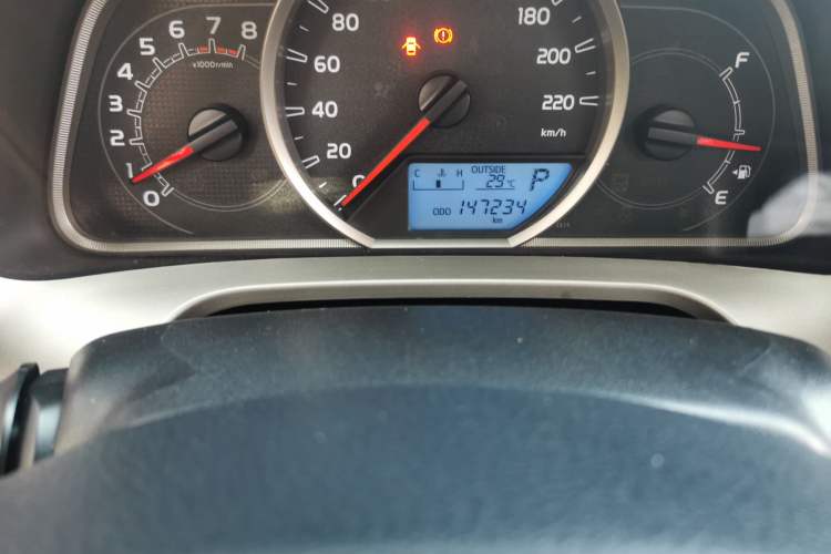 Used Toyota RAV4 2013 2.5L Automatic 4x4 Elite Edition Odometer Close Up