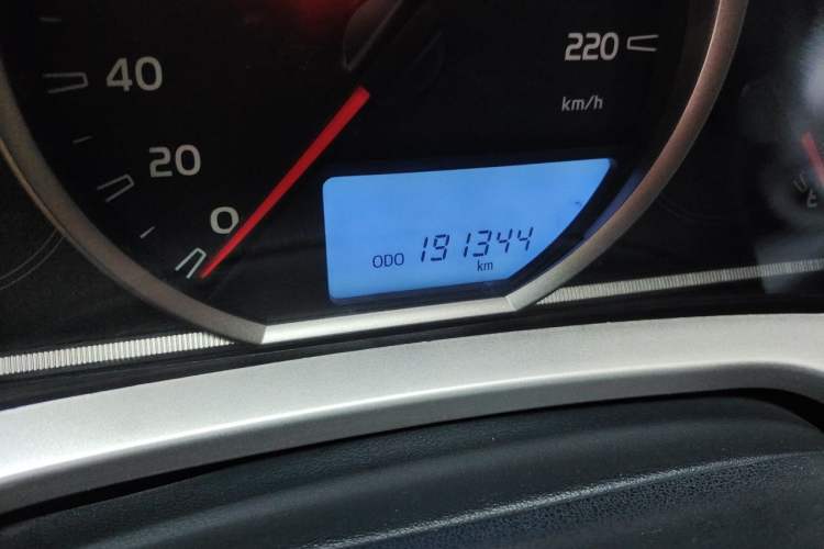 Used Toyota RAV4 2013 2.0L CVT Two-Wheel Drive Urban Edition Odometer Close Up