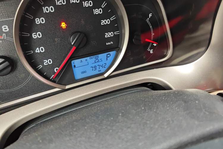 Used Toyota RAV4 2013 2.0L CVT Two-Wheel Drive Urban Edition Odometer Close Up