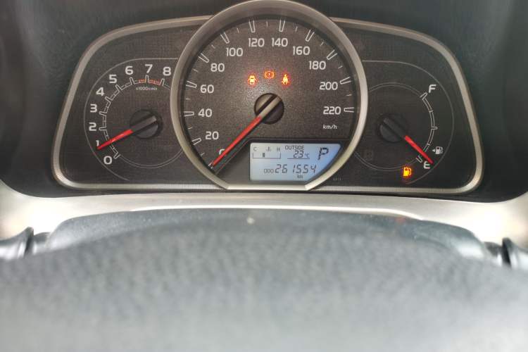 Used Toyota RAV4 2015 2.0L CVT Two-Wheel Drive Urban Edition Odometer Close Up