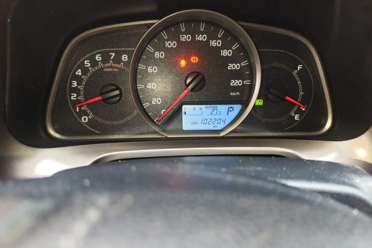 Used Toyota RAV4 2015 2.0L CVT Two-Wheel Drive Urban Edition Odometer Close Up