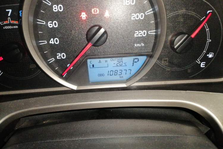 Used Toyota RAV4 2015 2.0L CVT Two-Wheel Drive Fashion Edition Odometer Close Up
