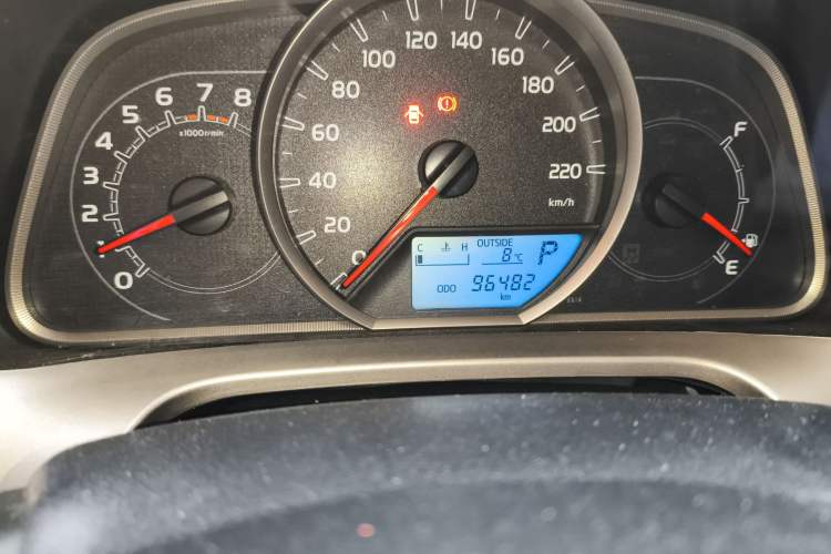 Used Toyota RAV4 2015 2.5L Automatic 4x4 Elite Edition Odometer Close Up
