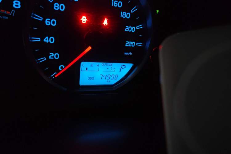 Used Toyota RAV4 2015 2.0L CVT Two-Wheel Drive Fashion Edition Odometer Close Up