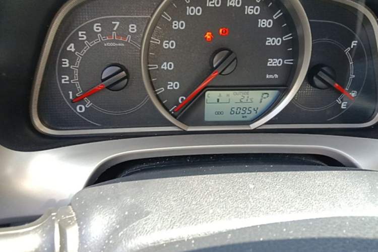Used Toyota RAV4 2015 2.5L Automatic 4x4 Elite Edition Odometer Close Up