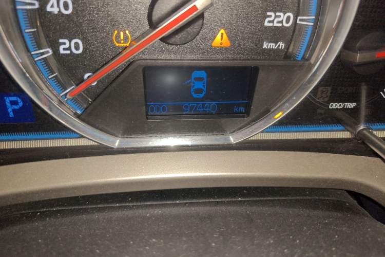 Used Toyota RAV4 2015 2.0L CVT Four-Wheel Drive New Edition Odometer Close Up