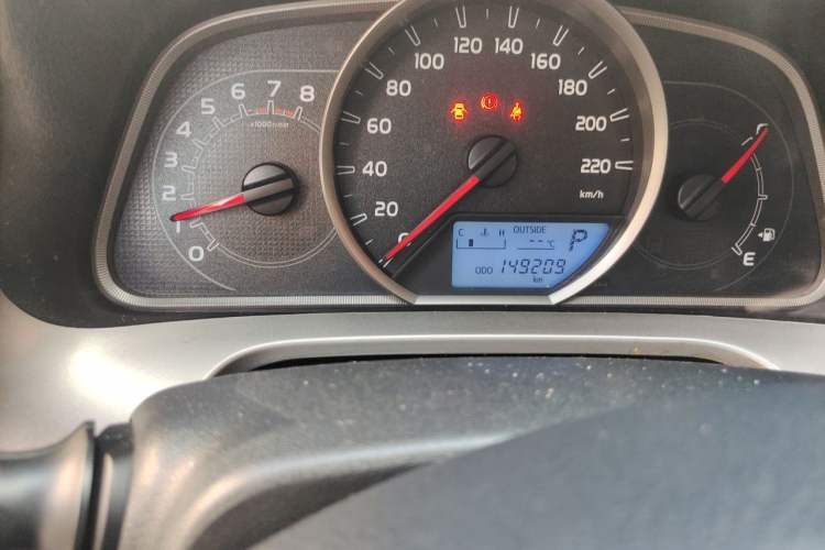 Used Toyota RAV4 2015 2.0L CVT Two-Wheel Drive Urban Edition Odometer Close Up
