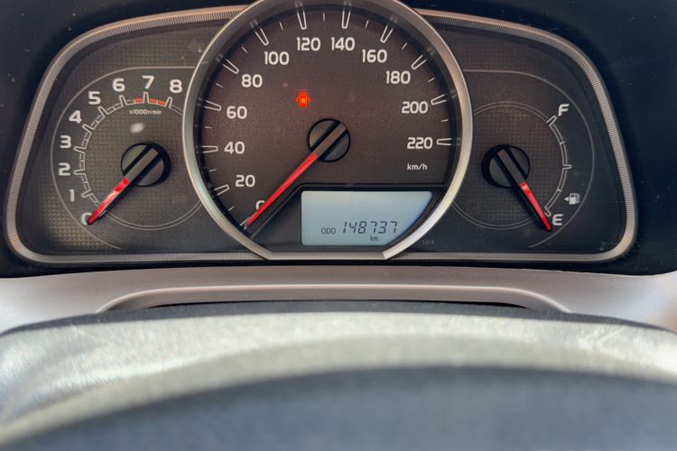Used Toyota RAV4 2015 2.0L CVT Two-Wheel Drive Fashion Edition Odometer Close Up