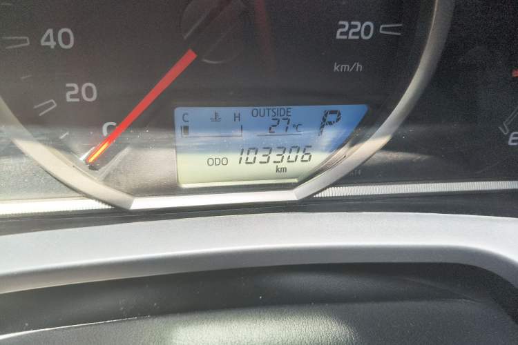 Used Toyota RAV4 2015 2.0L CVT Two-Wheel Drive Fashion Edition Odometer Close Up