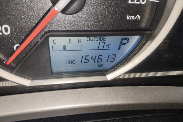Used Toyota RAV4 2015 2.0L CVT Two-Wheel Drive Fashion Edition Odometer Close Up