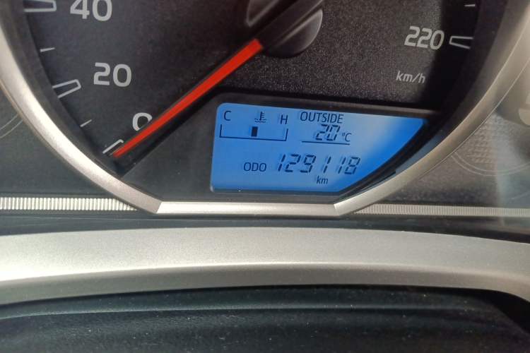 Used Toyota RAV4 2015 2.0L Manual Two-Wheel Drive Urban Edition Odometer Close Up